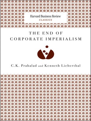 cover image of The End of Corporate Imperialism